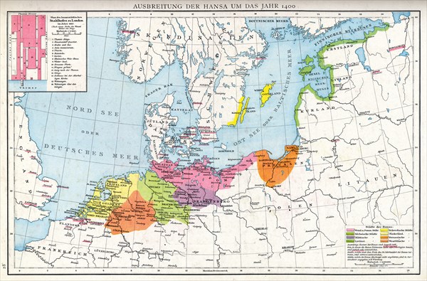 056-Карта Ганзейского союза